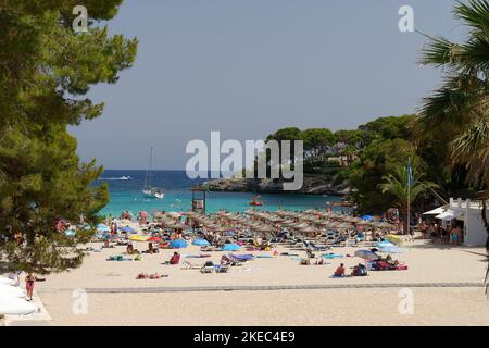 Cala Gran, Cala d`Or, Mallorca, Mittelmeer, Balearen, Spanien Stockfoto